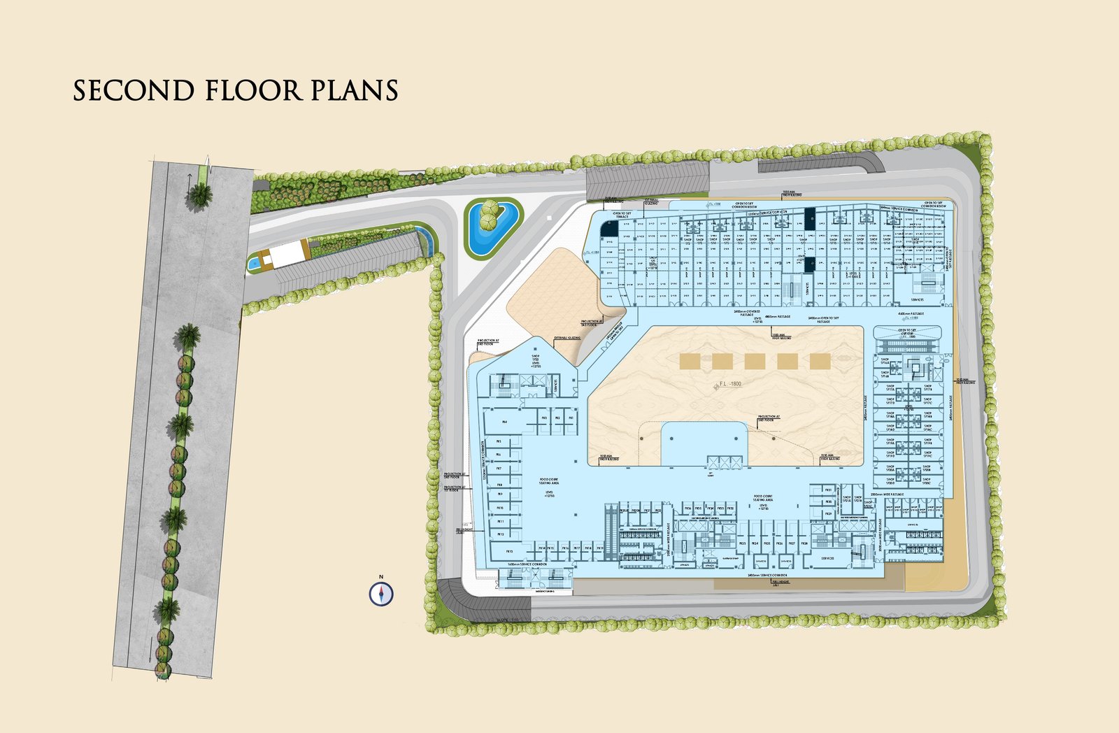 SPJ Vedatam Second Floor Plan